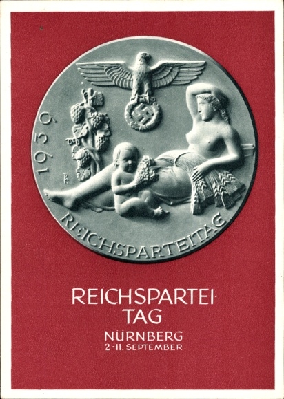 Ganzsachen Ak Nürnberg, Reichsparteitag 1939, Reichsparteitag des Friedens
