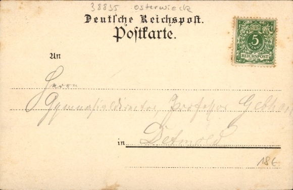 Postcard Hessen in Braunschweig Osterwieck am Harz, panorama and partial views
