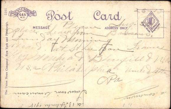 Ak B & ORR Baltimore en Ohio Spoorweglocomotief, Pacific Type 1