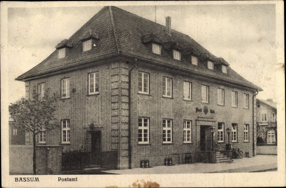KP Bassum w Dolnej Saksonii, widok na pocztę