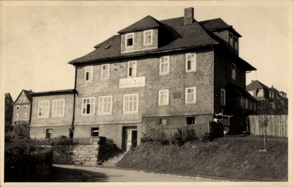 Ak Lauscha in Thüringen, Gasthof Traube