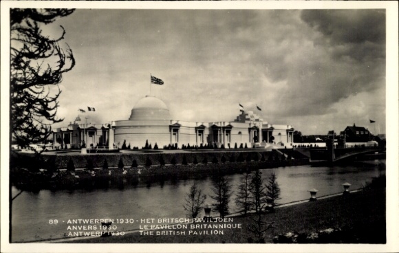 PC Antwerp Flanders, World Exhibition 1930, Le Pavillon Britannique