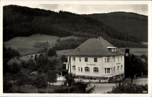 Ak Mengersgereuth Hämmern in Thüringen, Haus Ehrhardt, Hitlerberge