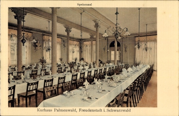 KP Freudenstadt w Schwarzwaldzie, Kurhaus Palmenwald, jadalnia