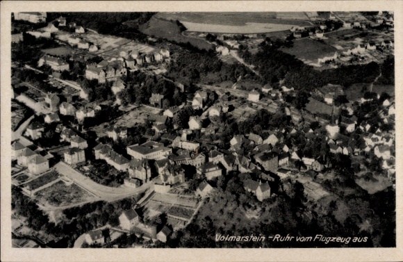 Postcard Volmarstein Wetter an der Ruhr, aerial photograph