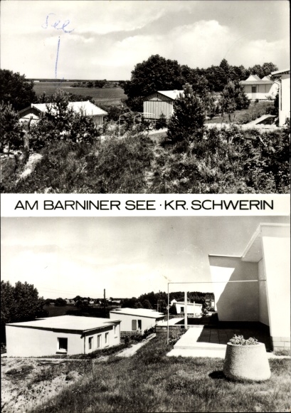 Postcard Barnin in Mecklenburg, Lake Barnin