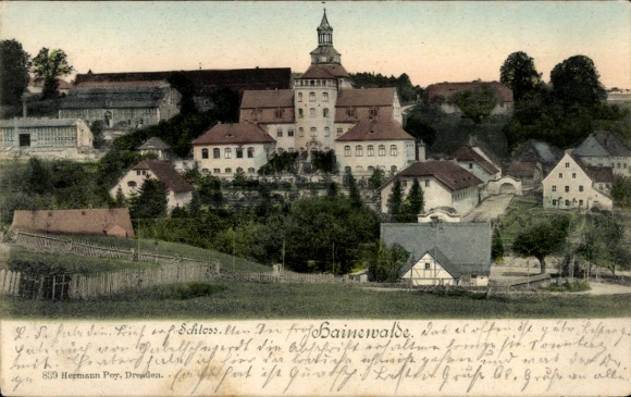 Ak Hainewalde Oberlausitz, Schloss