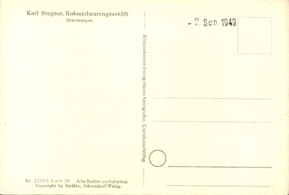Postcard Ebermergen Harburg an der Wörnitz Swabia, aerial photograph
