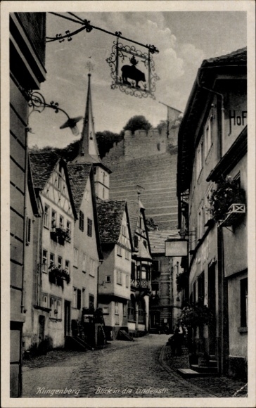 Postcard Klingenberg am Main Lower Franconia, Lindenstraße