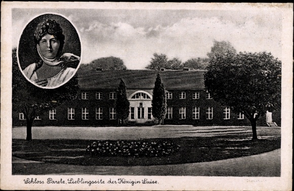 Postcard Paretz Ketzin Havel, Castle, favorite residence of Queen Louise, wife of Frederick William III.