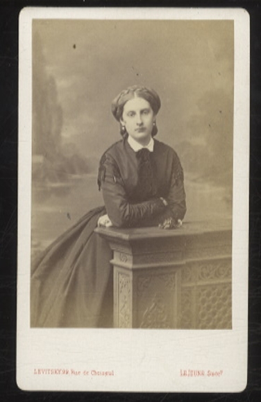 CdV portrait Antonia Maria Princess of Hohenzollern, née of Portugal