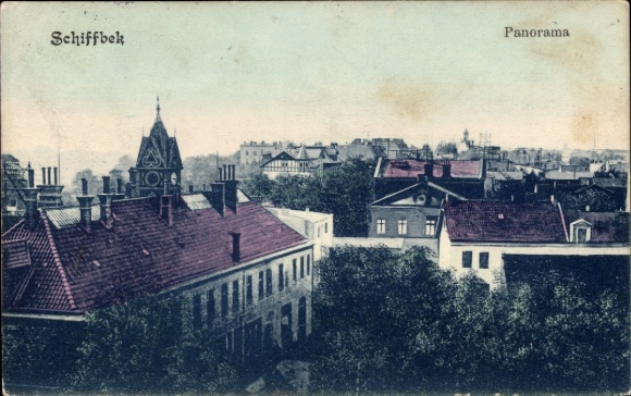 Ak Hamburg Mitte Billstedt Schiffbek, Panorama
