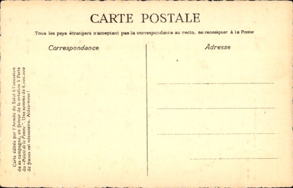 Artist Postcard France, Poor Woman, Headscarf