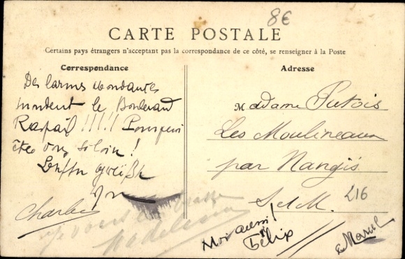Postcard Veulettes sur Mer Seine Maritime, Grand Hotel