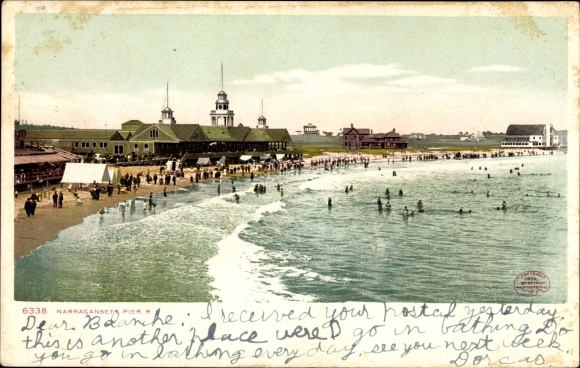 Ak Narragansett Pier Rhode Island, strand