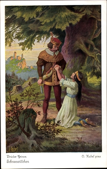 Artist PC Kubel, Otto, Fairy Tales, Brothers Grimm, Snow White