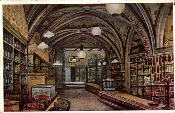 Künstler Ak Loeschmann, E., Wrocław Breslau Schlesien, Schroetersches Haus, Soll und Haben