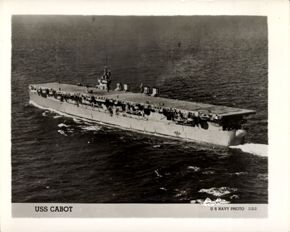 Ak Amerikanisches Kriegsschiff USS Cabot, US Navy