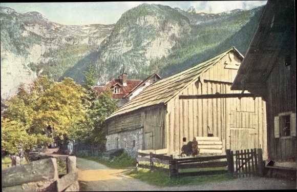 PC Obertraun Upper Austria, village motif
