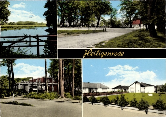 PC Heiligenrode Stuhr, street areas, houses, water
