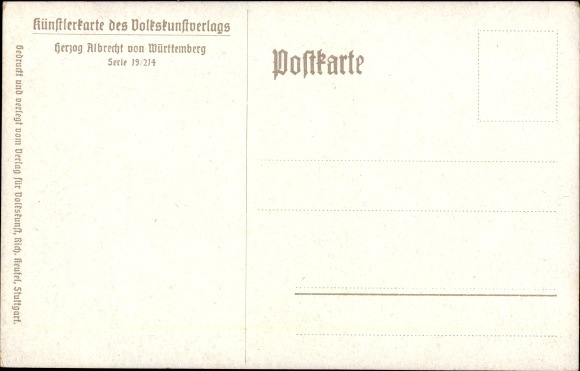 Artist PC Bauer, Karl, Duke Albrecht of Württemberg, portrait in uniform