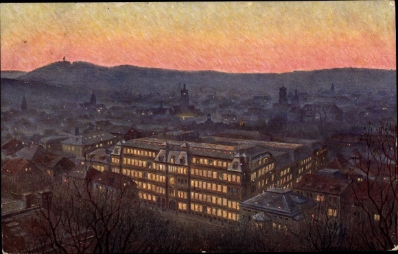 Artist PC Stuttgart am Neckar, building of the general. German insurance company