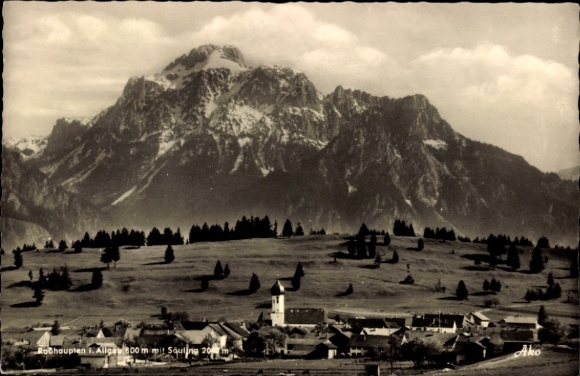 KP Roßhaupten w Ostallgäu w Szwabii, widok ogólny