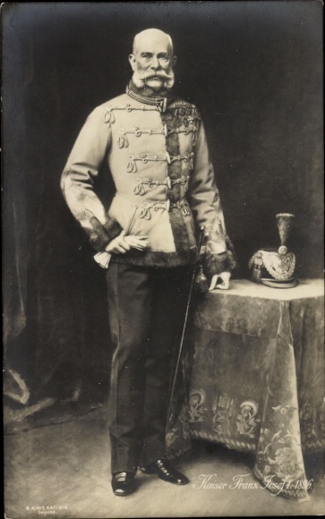 Ak Kaiser Franz Joseph I., Portrait in Uniform