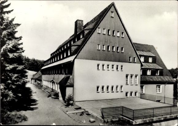 Postcard Rehefeld Zaunhaus Altenberg in the Ore Mountains, FDGB Home Construction