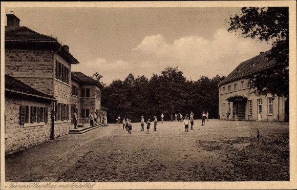 Ak Vielbach in het Westerwald, rusthuis IC Junior, hoofdgebouw, speeltuin, kinderen