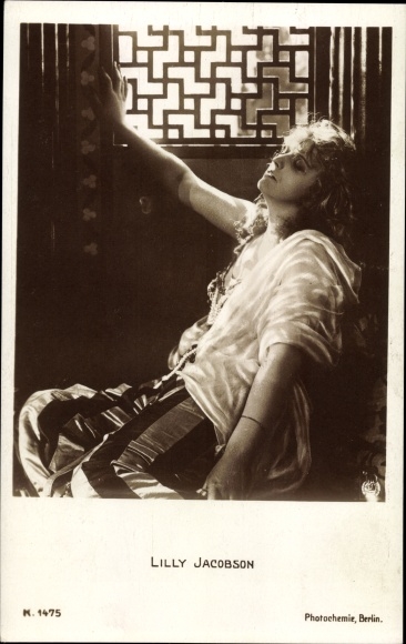 Postcard Actress Lilly Jacobson, Portrait, PH Berlin K 1475