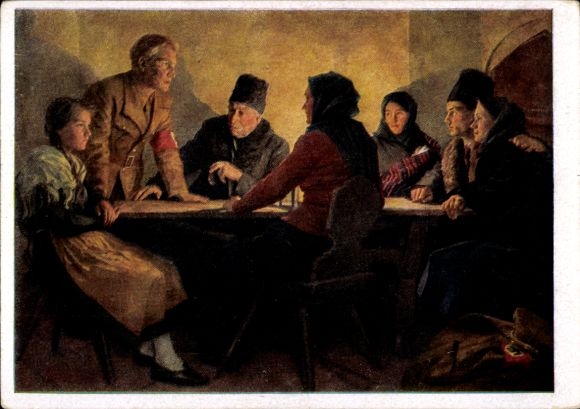 Artist Postcard Mann, Hans Jakob, Home is calling, SA, HDK 196