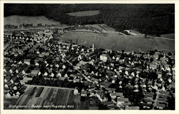 Ak Bietigheim Bissingen an der Enz Württemberg, luchtfoto