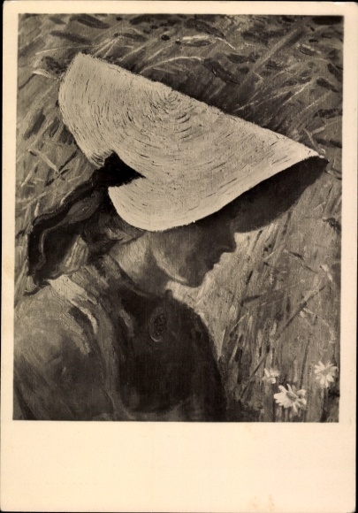 Artysta KP Stübner, Hermann, RAD Art Show 1944 Praga, Working Maid