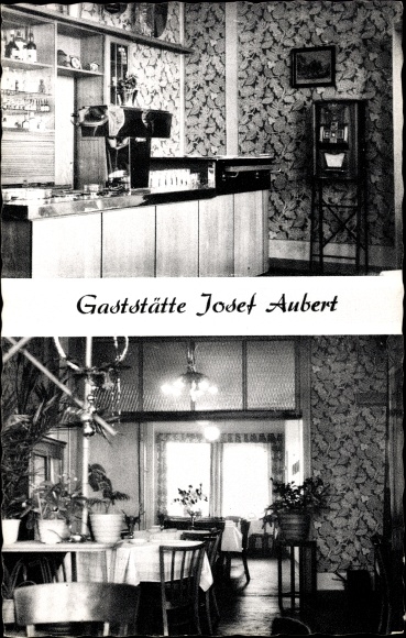 Ak Kleinenbroich Korschenbroich, Gaststätte, Inh. J. Aubert, Innenansicht