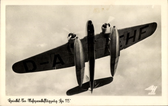 German Air Force, Sea Multi-Role Aircraft Heinkel He 115, D-AEHF