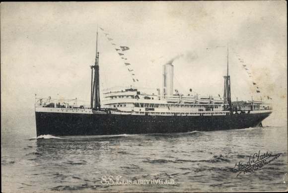 Ak SS Elisabethville, oceaanstomer