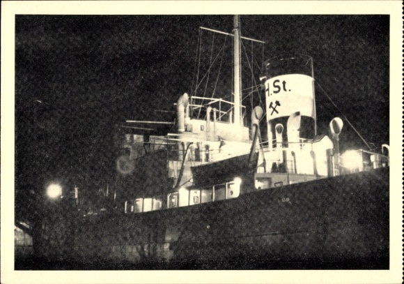 Ak snel vrachtschip Cläre Hugo Stinnes, vertrek naar het buitenland