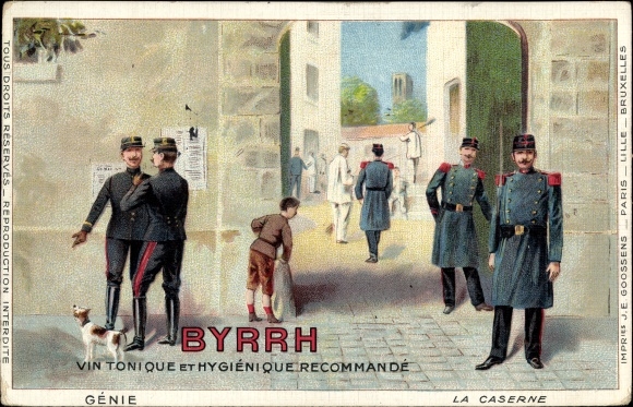 Artist PC Byrrh, advertising, genius, la Caserne