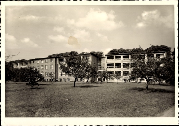 Postcard Borstel Sülfeld in Schleswig Holstein, hospital