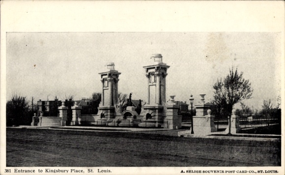 PC Saint Louis Missouri USA, Ingang van Kingsbury Place