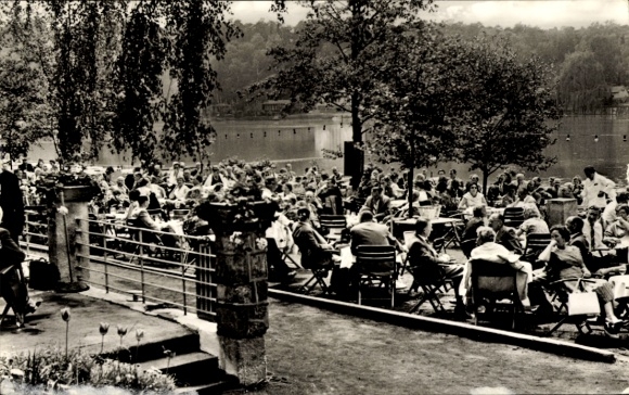 Ak Berlin Zehlendorf Wannsee, Pavillon Stölpchensee, Kohlhasenbrücker Straße, Inh. Alfred Krops