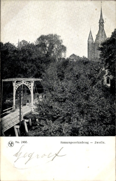 KP Zwolle Overijssel Holandia, Sassenpoortenbrug
