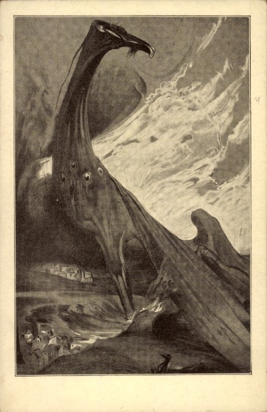 Artist Postcard Fahrenkrog, Ludwig, The Event
