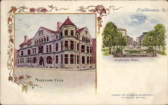 PC Baltimore Maryland VS, Maryland Club, Washington Place