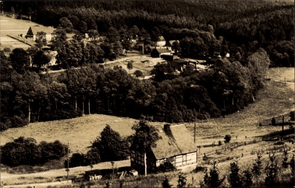 Postcard Königswalde in the Ore Mountains, Brettmühle