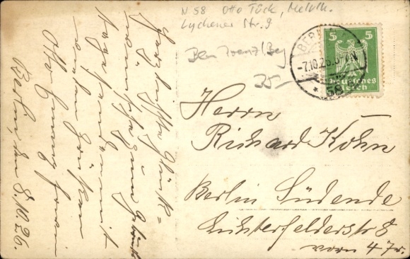 foto Ak Berlin Prenzlauer Berg, Meelwinkel Otto Tück, Lychener Str. 9, etalage