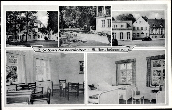 Postcard Westernkotten Erwitte in Westphalia, convalescent home for mothers