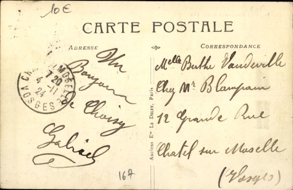 Postcard Choisy le Roi Val de Marne, church