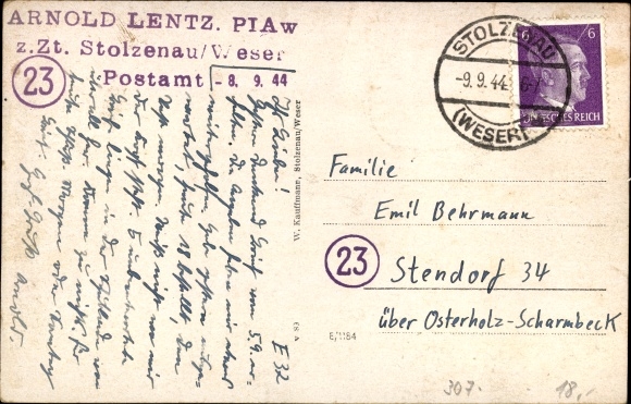 PC Stolzenau on the Weser, Teubner Strasse